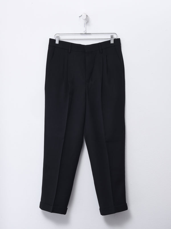 CARROT FIT TROUSERS_BLACK/001